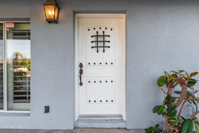 view of entrance to property