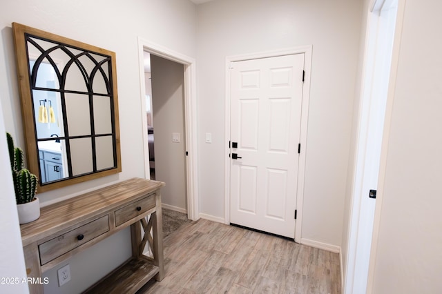 1364 W Spine Tree Ave, Queen Creek, AZ 85140 - entrance foyer featuring light wood-style floors and baseboards