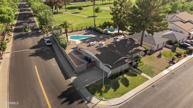 1509 W Kiowa Ave, Mesa, AZ 85202 - drone / aerial view of a pool and a local golf course