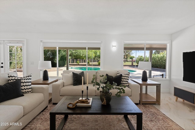 1509 W Kiowa Ave, Mesa, AZ 85202 - living area with marble finish flooring