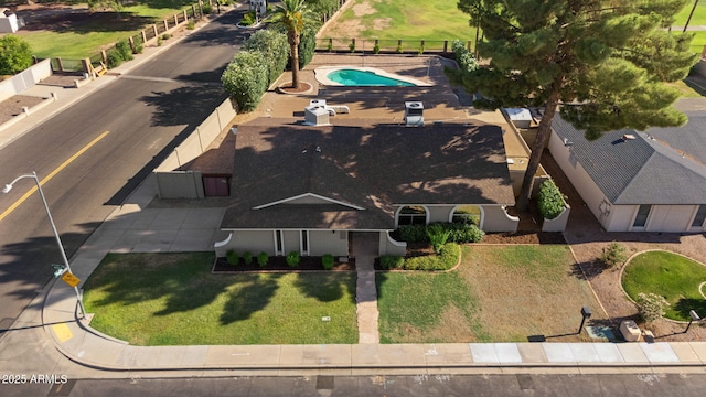 1509 W Kiowa Ave, Mesa, AZ 85202 - aerial view of property's location with a pool