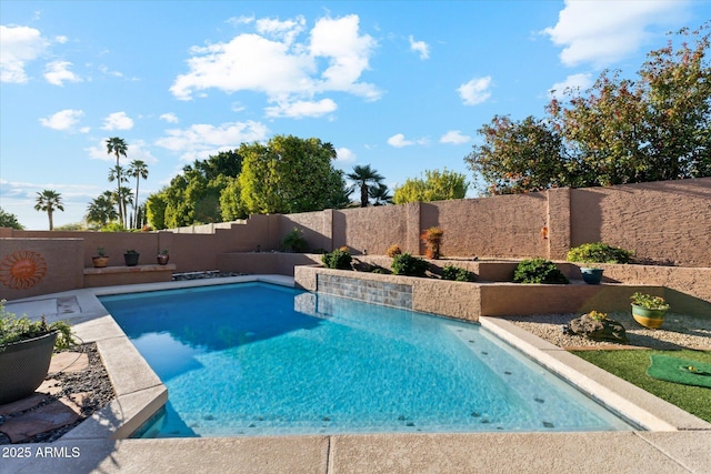 6208 E Paradise Ln, Scottsdale, AZ 85254 - view of pool with a fenced backyard and a fenced in pool