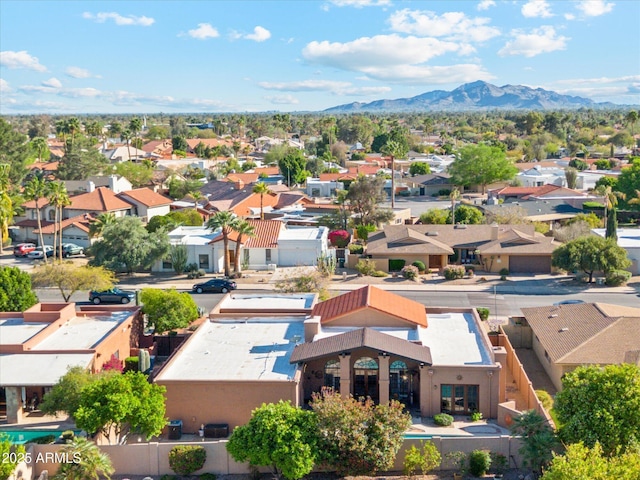 6208 E Paradise Ln, Scottsdale, AZ 85254 - birds eye view of property with a mountain view and a residential view