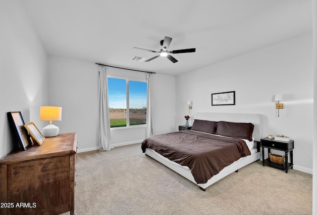 28435 N 249th Ln, Wittmann, AZ 85361 - carpeted bedroom featuring baseboards and ceiling fan