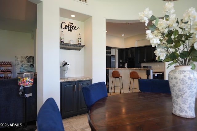 view of dining room