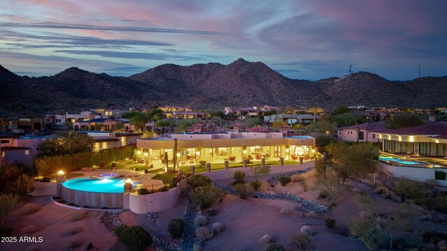 4328 N Pinnacle Ridge Cir, Mesa, AZ 85207 - mountain view with nearby suburban area