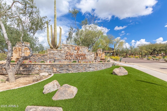 4328 N Pinnacle Ridge Cir, Mesa, AZ 85207 - community sign with a lawn