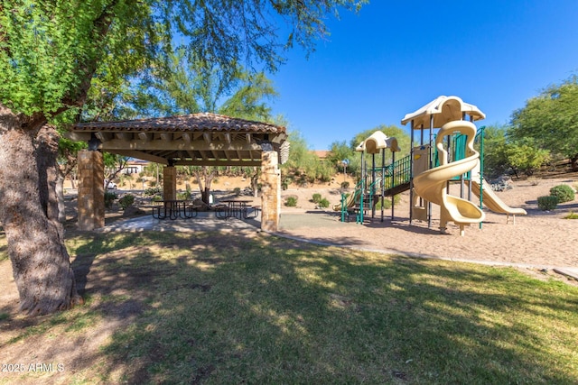 4328 N Pinnacle Ridge Cir, Mesa, AZ 85207 - community jungle gym with a lawn and a gazebo