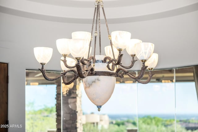4328 N Pinnacle Ridge Cir, Mesa, AZ 85207 - detailed view of a chandelier