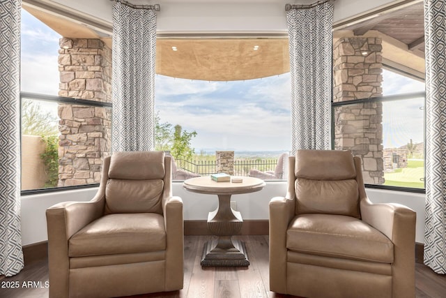 4328 N Pinnacle Ridge Cir, Mesa, AZ 85207 - sitting room with wood finished floors