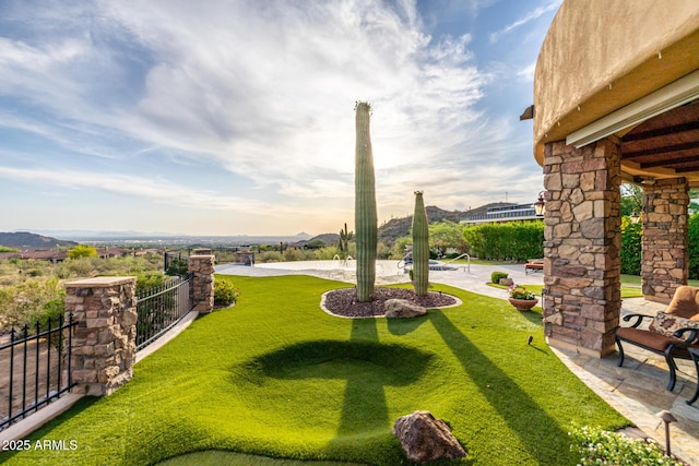 4328 N Pinnacle Ridge Cir, Mesa, AZ 85207 - view of green lawn