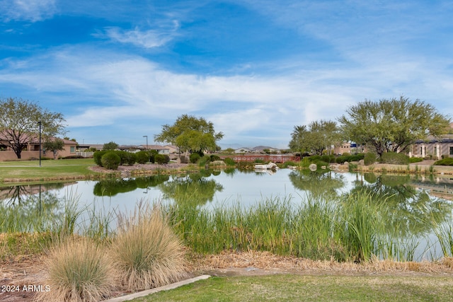 view of water feature