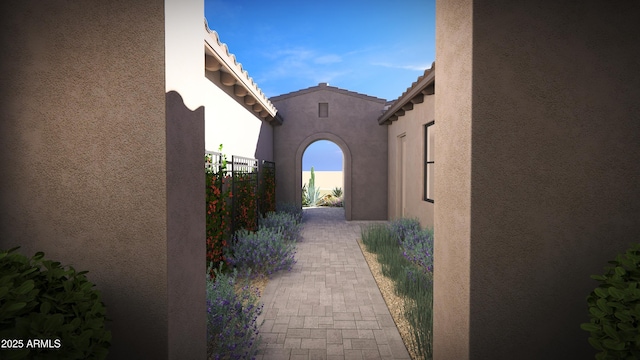 view of property exterior featuring stucco siding
