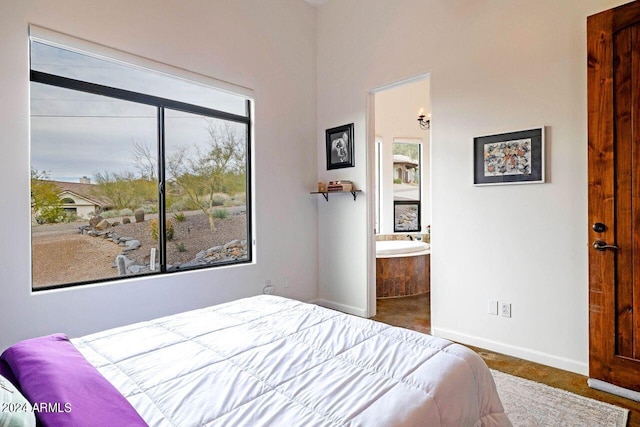 bedroom with ensuite bath