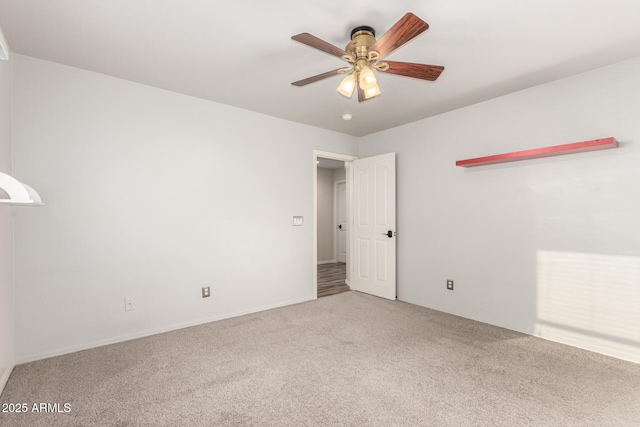 7247 W Buckskin Trl, Peoria, AZ 85383 - carpeted spare room featuring a ceiling fan and baseboards