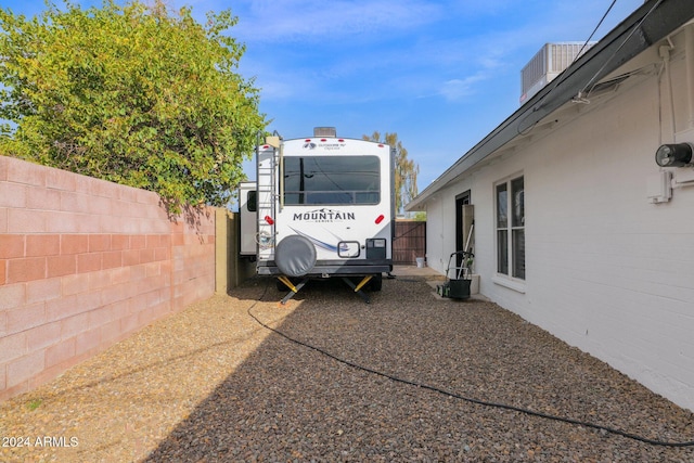 view of car parking