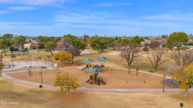 view of home's community featuring a playground