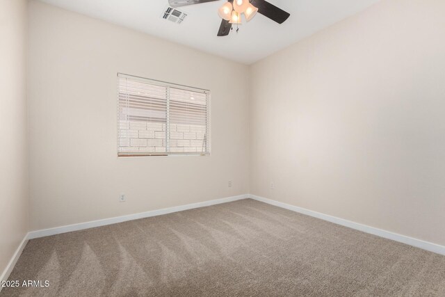12238 W Monroe St, Avondale, AZ 85323 - carpeted empty room with ceiling fan and baseboards