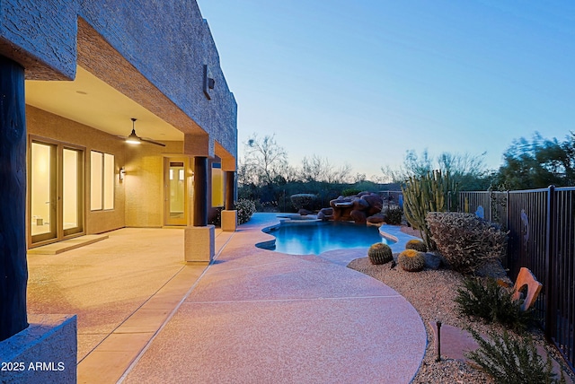 5520 E Desert Forest Trl, Cave Creek, AZ 85331 - view of pool featuring a patio area