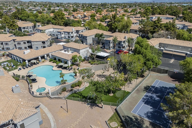 600 W Grove Pkwy Unit 2188, Tempe, AZ 85283 - aerial perspective of suburban area featuring a pool