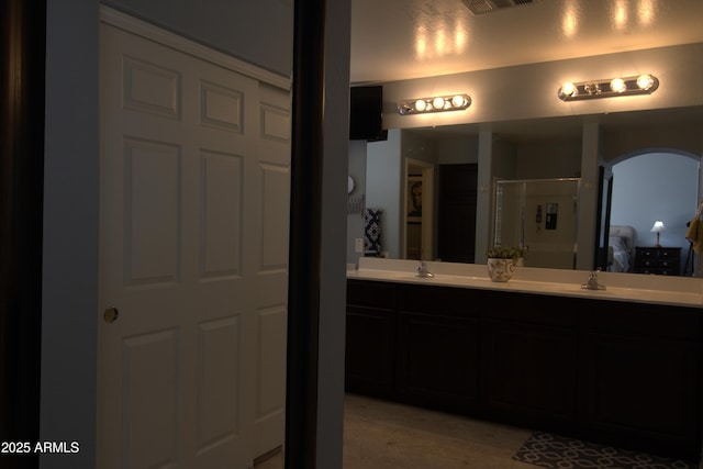 8920 S 40th Ln, Laveen, AZ 85339 - ensuite bathroom with double vanity and a stall shower