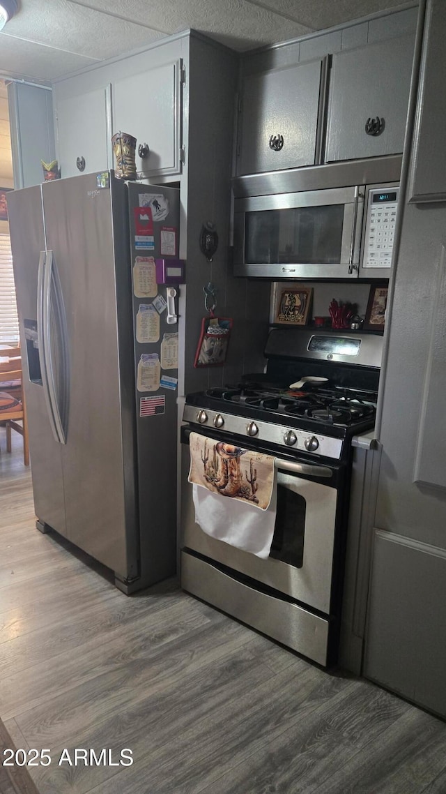 8920 S 40th Ln, Laveen, AZ 85339 - kitchen with stainless steel appliances and light wood-type flooring