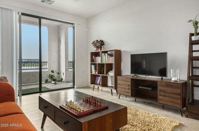 2511 W Queen Creek Rd Unit 378, Chandler, AZ 85248 - tiled living room featuring visible vents