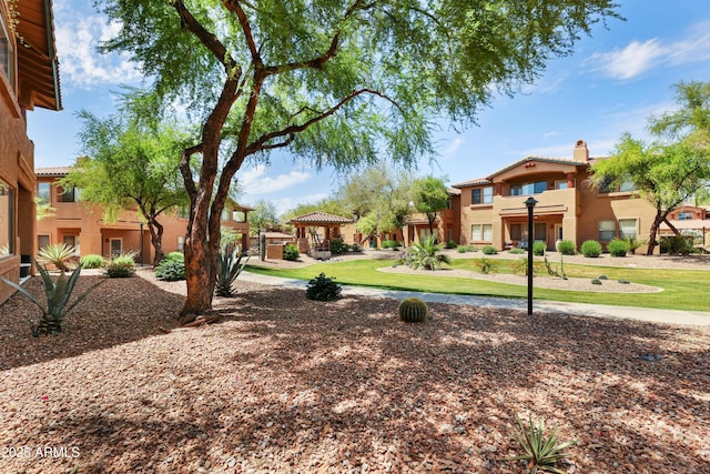 11500 E Cochise Dr Unit 1015, Scottsdale, AZ 85259 - view of yard with a gazebo