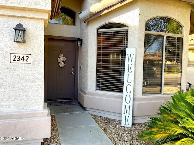 view of property entrance