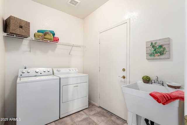 23756 S Vacation Way, Sun Lakes, AZ 85248 - laundry room with independent washer and dryer