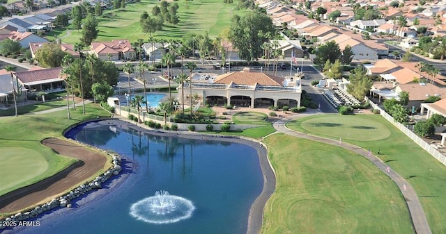 23756 S Vacation Way, Sun Lakes, AZ 85248 - aerial view of property and surrounding area with nearby suburban area, a nearby body of water, and a golf club
