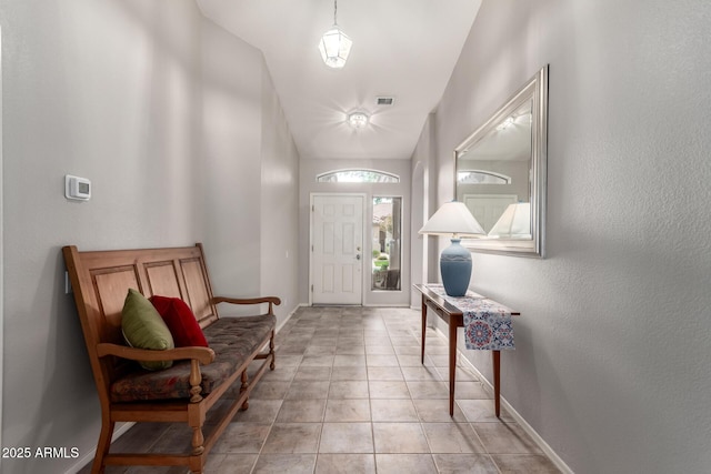 23756 S Vacation Way, Sun Lakes, AZ 85248 - entryway with baseboards and lofted ceiling