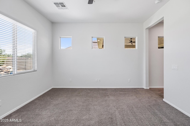 898 E Ladbroke Way, Gilbert, AZ 85297 - empty room featuring ceiling fan, carpet, and baseboards