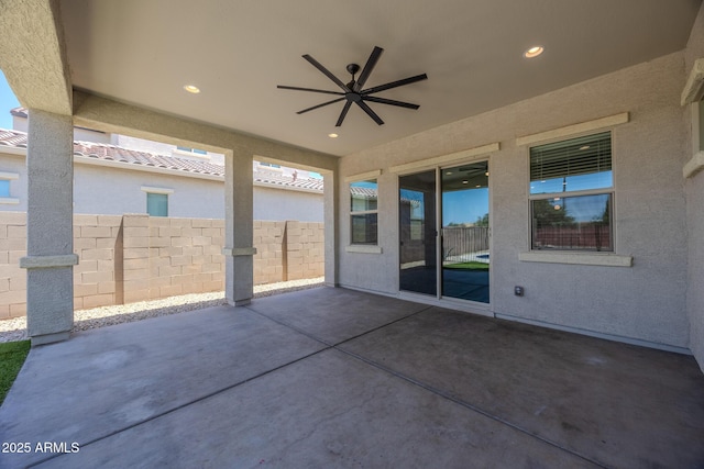 898 E Ladbroke Way, Gilbert, AZ 85297 - view of patio with a ceiling fan