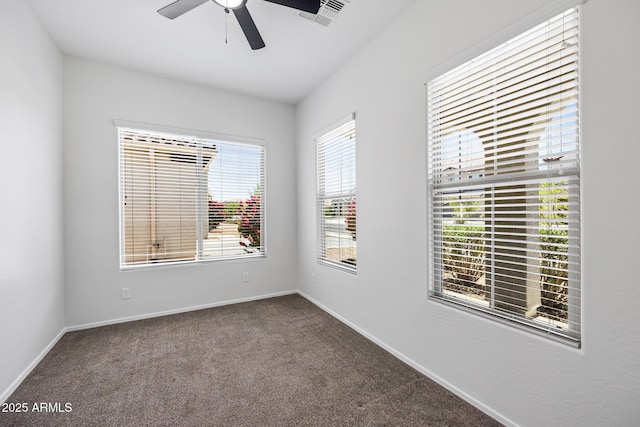 898 E Ladbroke Way, Gilbert, AZ 85297 - empty room featuring carpet, a ceiling fan, and baseboards
