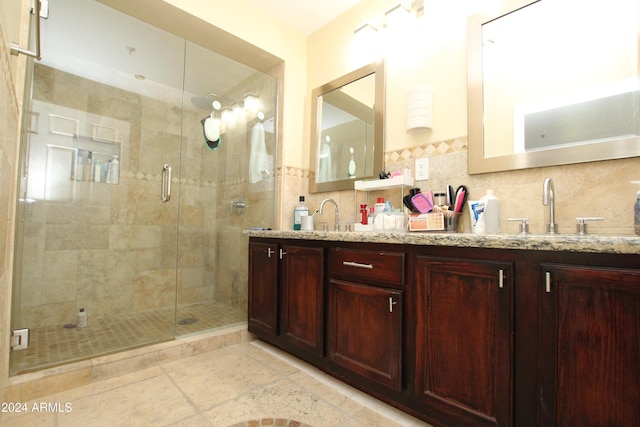 9450 N 95th St Unit 219, Scottsdale, AZ 85258 - full bath with a stall shower and double vanity