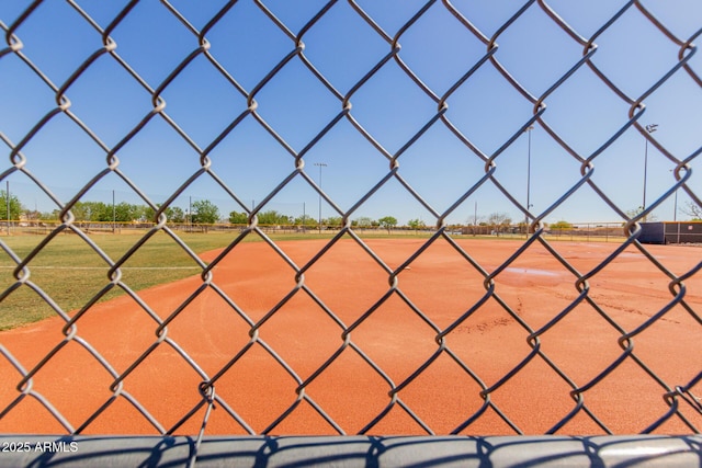 view of tennis court