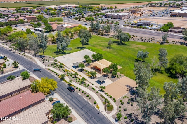 drone / aerial view featuring a residential view