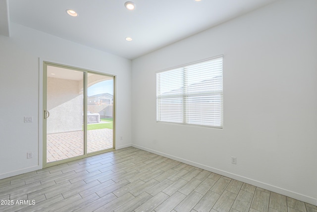 view of empty room