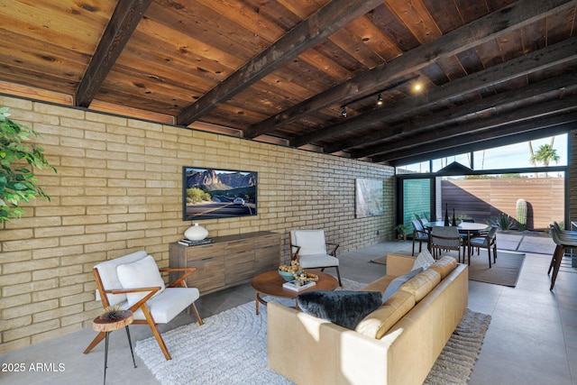 view of patio / terrace with an outdoor hangout area