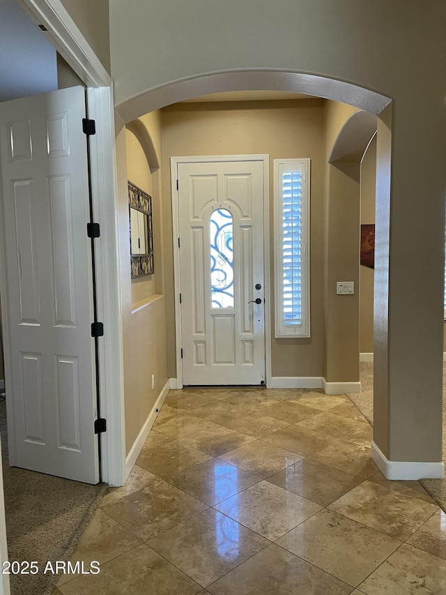 view of entrance foyer