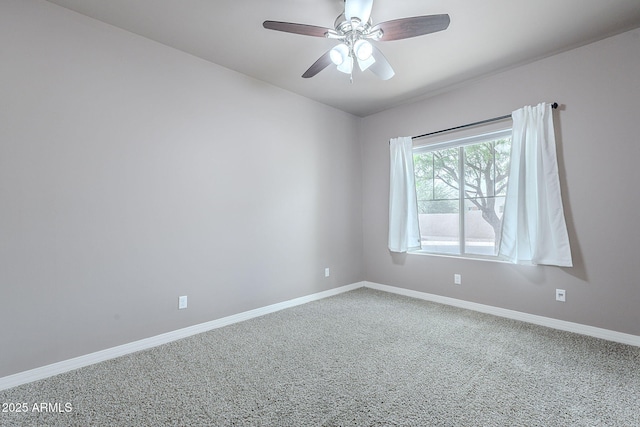 809 W Coles Rd, Phoenix, AZ 85041 - unfurnished room with carpet, baseboards, and ceiling fan