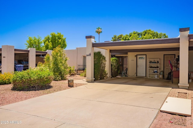 1951 E Del Sur Dr, Tempe, AZ 85283 - view of front of house featuring stucco siding and concrete driveway