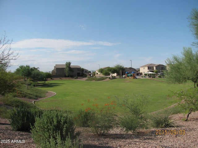 exterior space featuring a playground