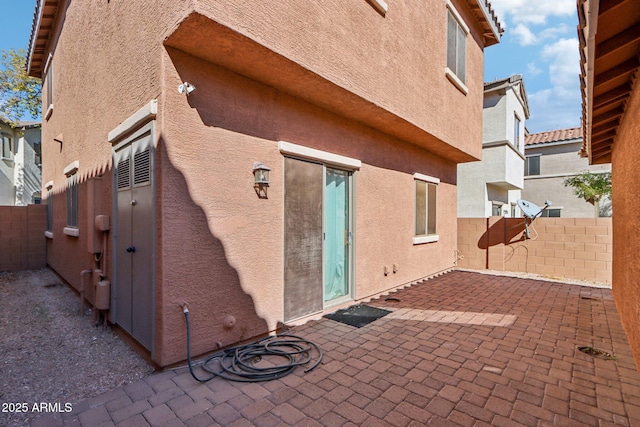 exterior space featuring a patio area