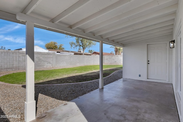 view of patio