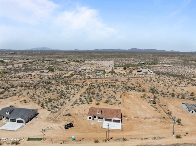 34198 S State Route 89th Hwy, Wickenburg, AZ 85390 - view of rural area featuring a desert landscape and a mountain backdrop