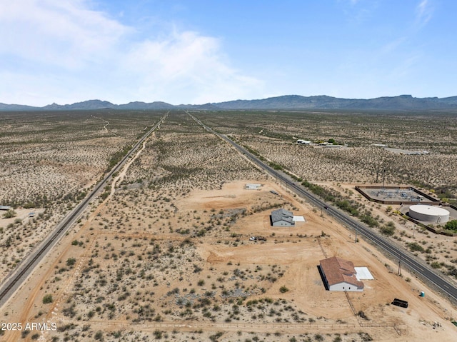 34198 S State Route 89th Hwy, Wickenburg, AZ 85390 - aerial view of sparsely populated area with mountains and a desert landscape
