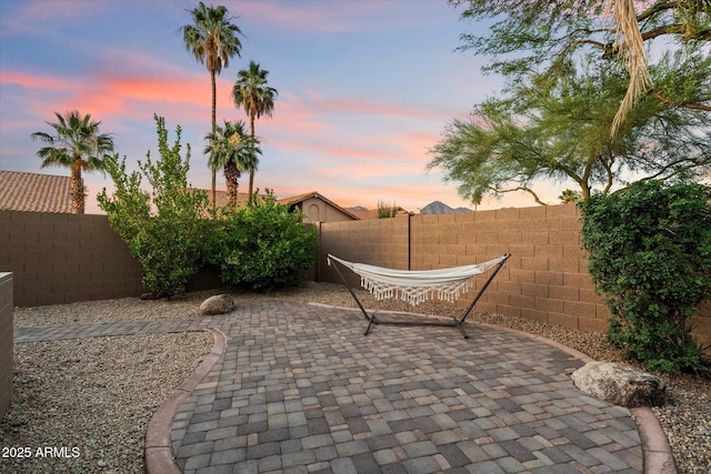 13361 N 99th Pl, Scottsdale, AZ 85260 - fenced backyard with a patio