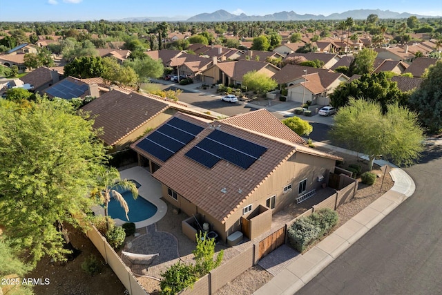 13361 N 99th Pl, Scottsdale, AZ 85260 - aerial perspective of suburban area featuring mountains